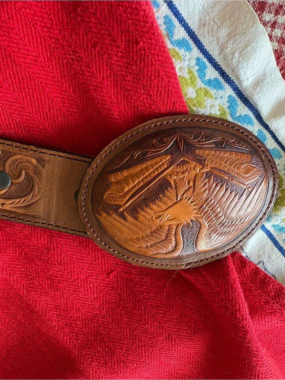 Big Buckle Of Eagle Women’s Belt